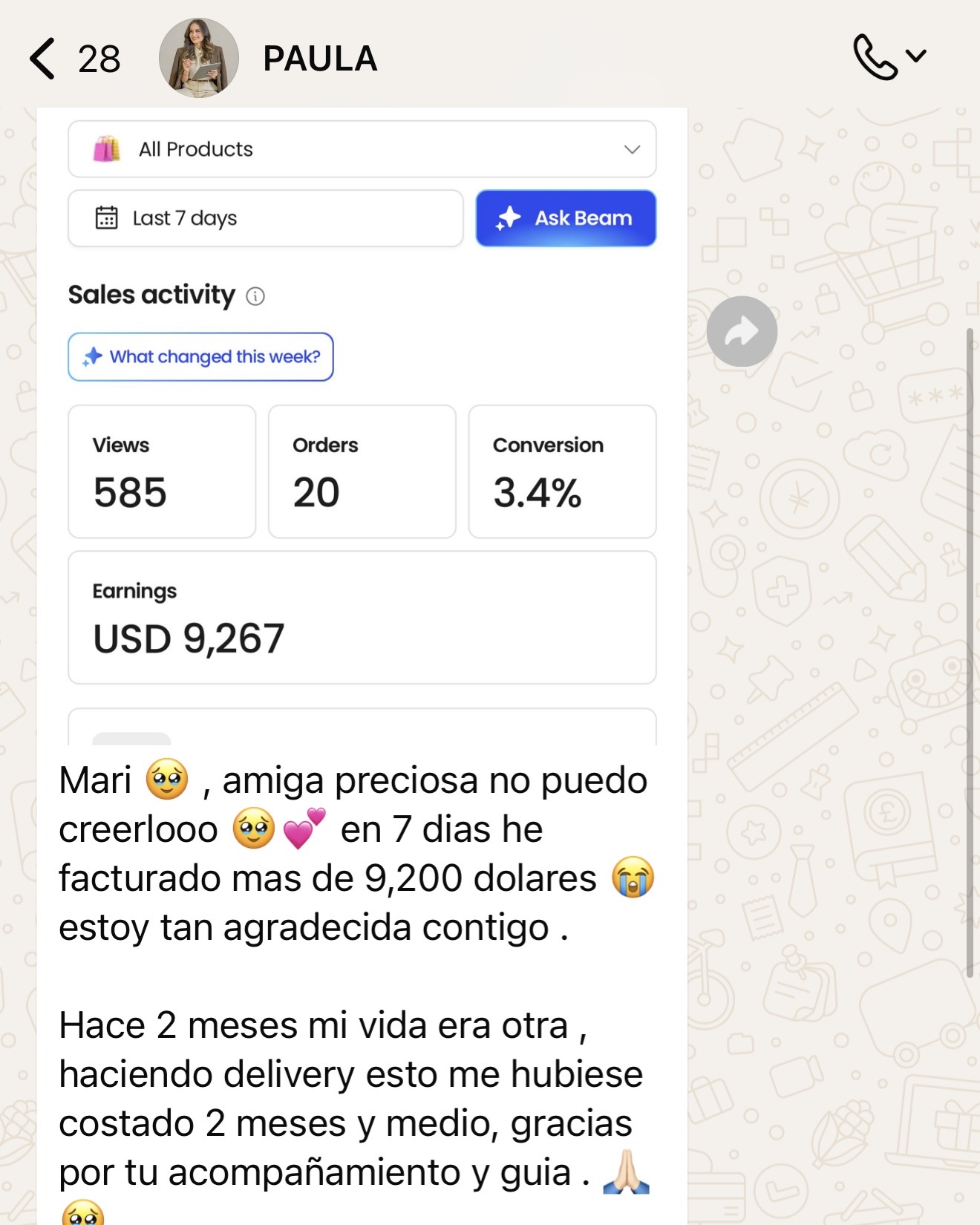 Resultado de Paula